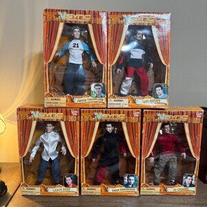 NSYNC Complete Set of 5 Collectible Marionette Dolls 2000 Living Toys New in Box
